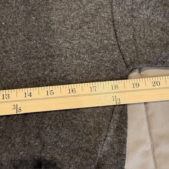 NEW! Velvet by Graham & Spencer Tami Mock neck Pullover Anthracite Charcoal XS - Picture 8 of 11